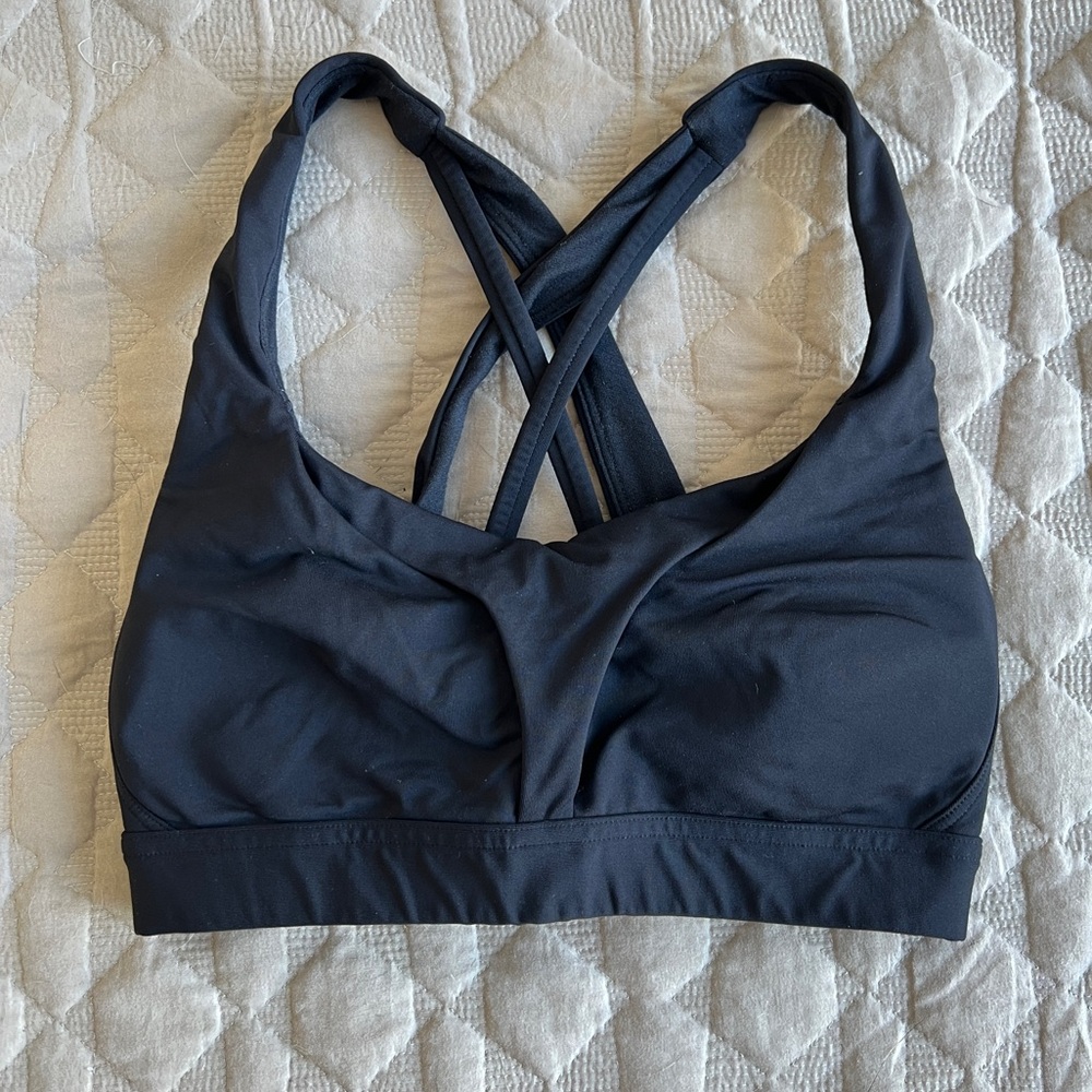 Lululemon black adjustable bra